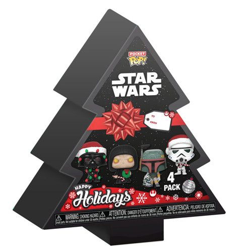 Star Wars Holiday Tree Box Pocket Pop! 4-Pack Carousel 2
