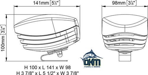 Marco Air Horn SK1 Shark 12 V Carousel 2