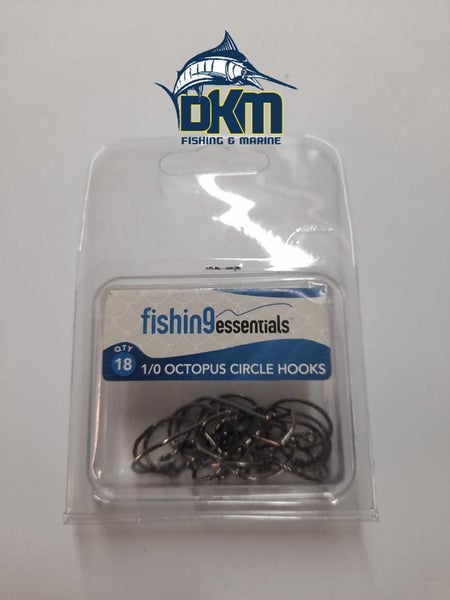 Octopus Circle Hooks 1/0 Pack of 18 $1 RESERVE Carousel 1