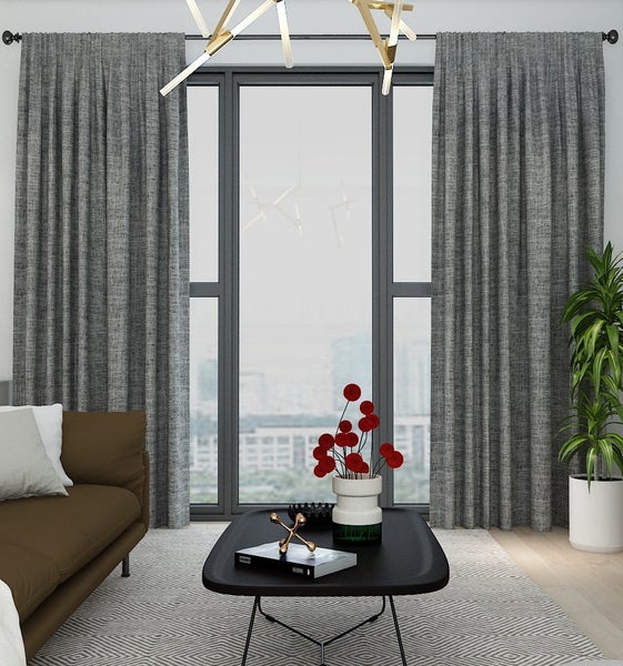 Titanium Blackout Thermal Drapes 2.2 drop Carousel 2