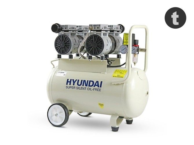 Hyundai Air Compressor Oil Free Low Noise 2HP 50L Carousel 1