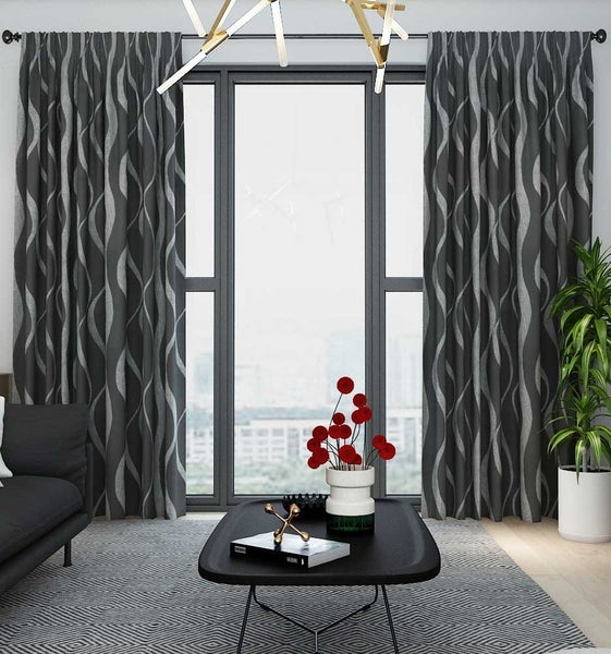 Licorice Abstract -2.2 long up to 90% Blockout STUNNING Carousel 2