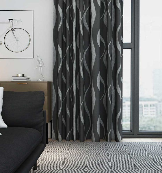 Licorice Abstract -2.2 long up to 90% Blockout STUNNING Carousel 1