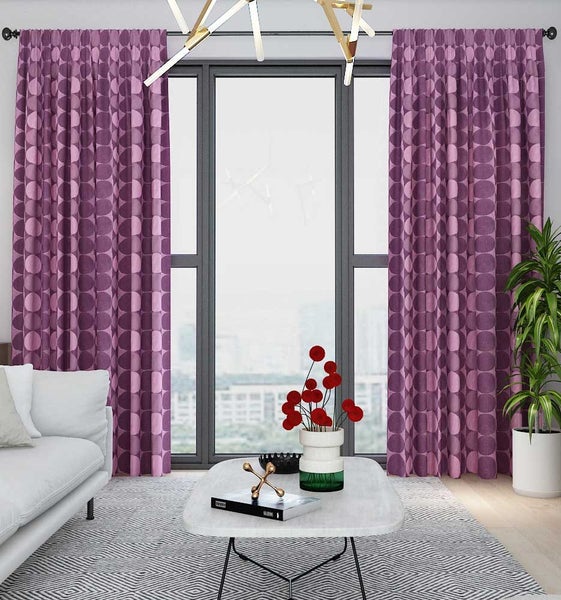 SAVE - sale price! Violet Eclipse-90% Blackout Full Length thermals drapes Carousel 2