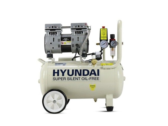 Hyundai Air Compressor Oil Free Low Noise 1HP 24L Carousel 2