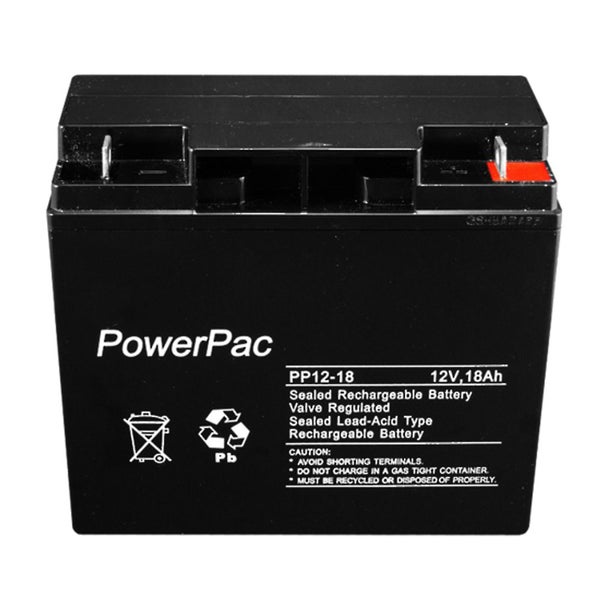 Powerpac S.L.A battery 12V 18A - dimensions L180 x W77 x H165mm Carousel 1