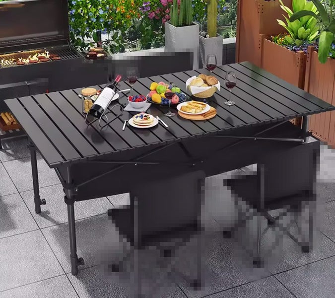 Portable Folding Picnic Camping Table 120cm Carousel 1