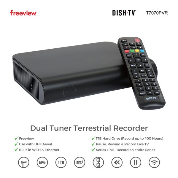 Dish TV T7070PVR - Terrestrial Freeview Recorder Carousel 1