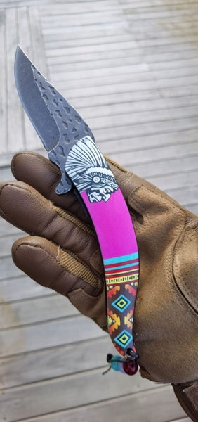 20cm 'Indios' 5-Colour Options Outdoor Portable Pocket Folding Knife a COOL Gift Carousel 17