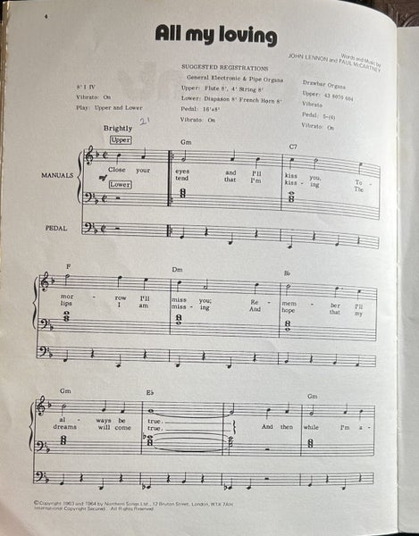 Popular All-Organ Series 2 Book 6 Fifty Favourite Songs Everybody Loves to Hear Carousel 3