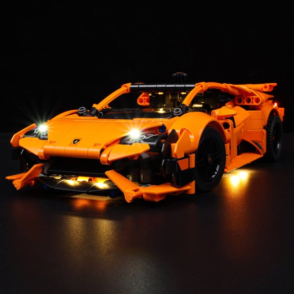 Lego Lamborghini Huracan Tecnica Orange 42196 Light Kit Carousel 1