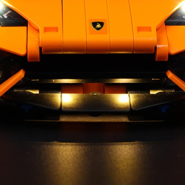 Lego Lamborghini Huracan Tecnica Orange 42196 Light Kit Carousel 17