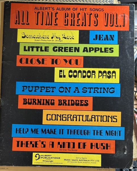 Albert's Album of Hit Songs All Time Greats Vol 1 Carousel 1