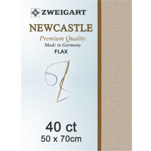 Zweigart Newcastle 40ct Fabric Flax Carousel 1