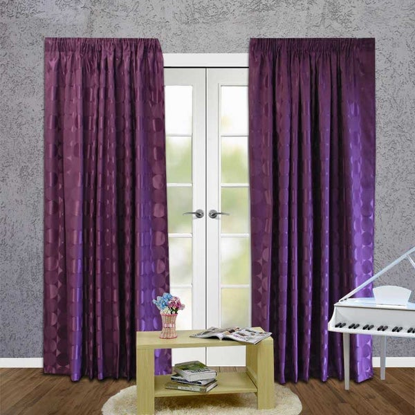 SAVE - sale price! Violet Eclipse-90% Blackout Full Length thermals drapes Carousel 4