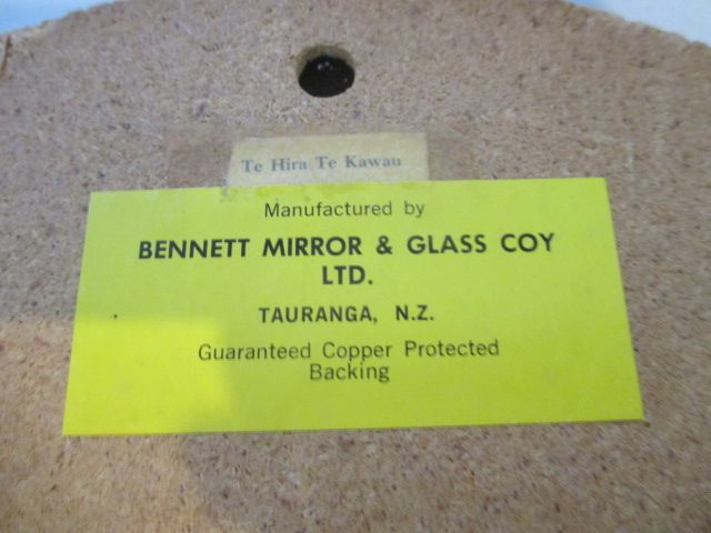 MAORI CHIEF CONVEX WALL MIRROR."TE HIRA TE KAWAU. NZ MADE Carousel 2