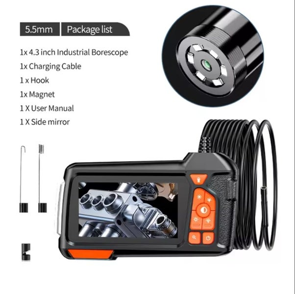 4.3" Full HD Endoscope Inspection Camera - 5M Cable Carousel 8