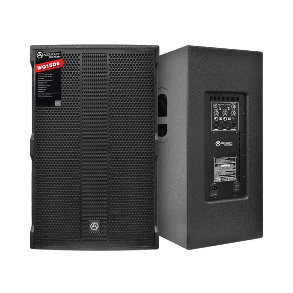 Pair of Accuracy WQ15D6 500W RMS 15 inch Powered Speakers (SP82) Carousel 1