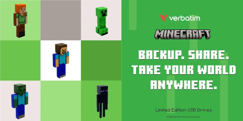 Verbatim Minecraft Collector s Edition USB Flash Drive - 32GB - Zombie Carousel 2