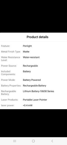 High Power Red Laser Pointer, USB Rechargeable Carousel 4