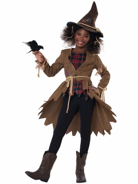 Hay Grrl Scarecrow Horror Wizard of Oz Story Book Week Child Girls Costume Carousel 1
