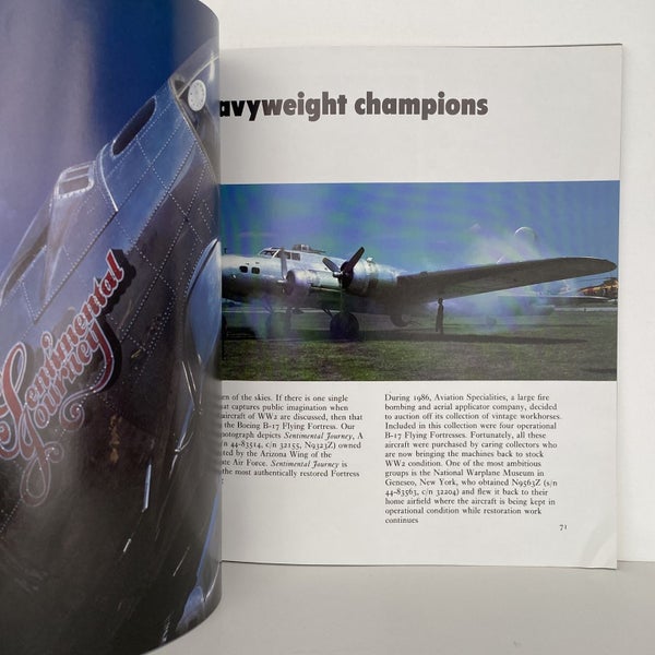 BOMBING IRON: Airworthy Bombers of WW2 and Korea by Michael O'Leary 1987 Carousel 4
