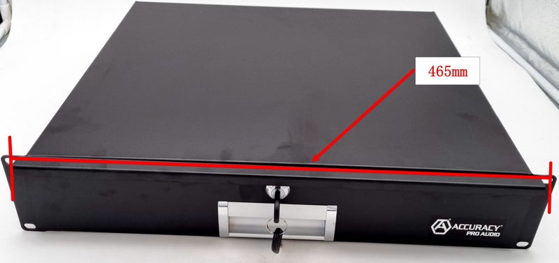 Heavy Duty 2U Road Case Lockable Metal Rack Drawer (RC-07-2U)62863235041923112