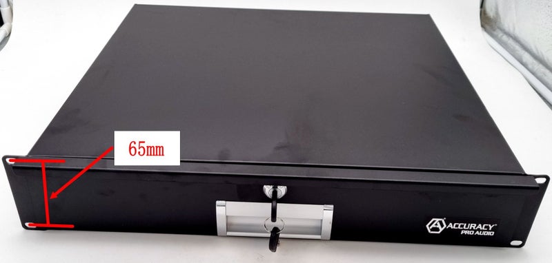 Heavy Duty 2U Road Case Lockable Metal Rack Drawer (RC-07-2U) Carousel 4