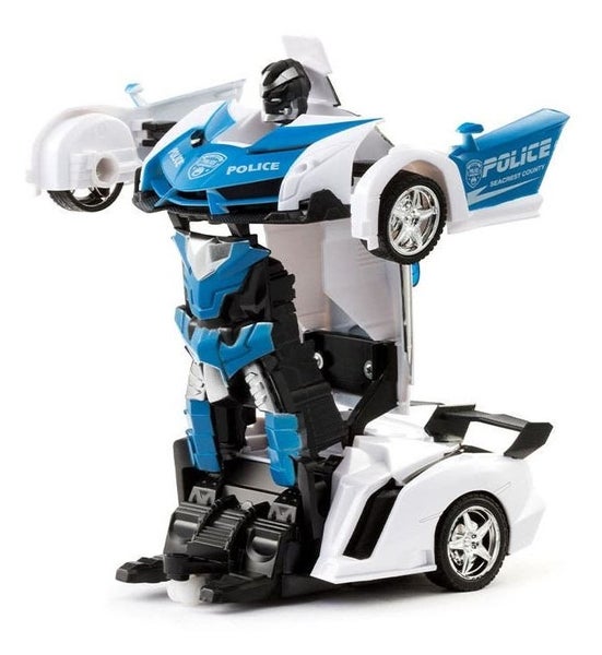 2-in-1 Remote Control Transforming Car (Blue) Carousel 1