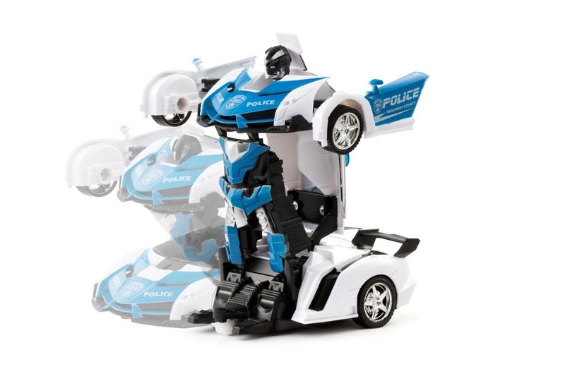 2-in-1 Remote Control Transforming Car (Blue) Carousel 2