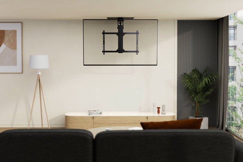 Kogan SmarterHome™ Motorised Flip Down TV Ceiling Mount for 32'' - 75'' TVs, Carousel 2