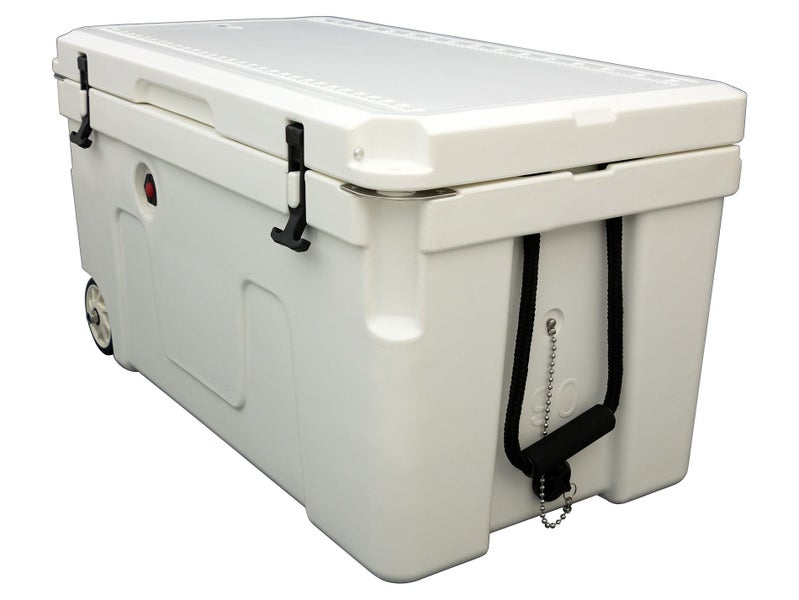 90L Chilly Bin Cooler Box + 2x Wheels, Heavy Duty Chillybin Carousel 3