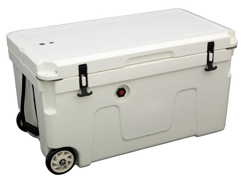 90L Chilly Bin Cooler Box + 2x Wheels, Heavy Duty Chillybin Carousel 1