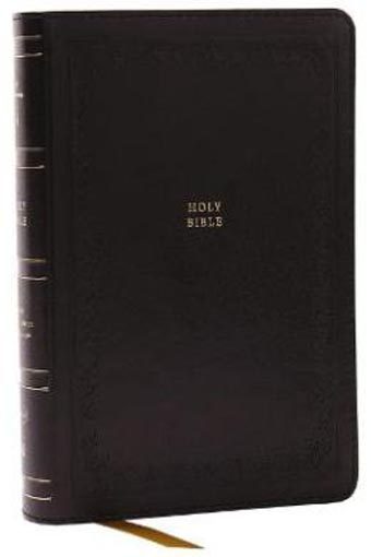 NKJV Compact Paragraph-Style Bible w/ 43,000 Cross References, Black Leathersof Carousel 1