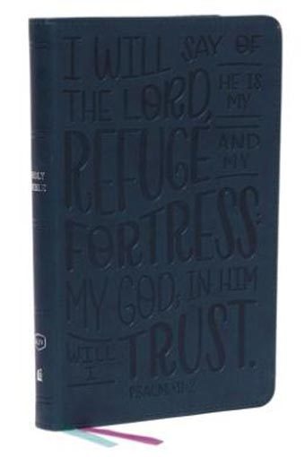 KJV Holy Bible: Thinline Youth Edition, Teal Leathersoft, Red Letter, Comfort P Carousel 1