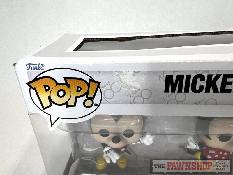 Funko Pop! Disney 100 4 Pack Mickey, Minnie, Donald and Daisy Carousel 5