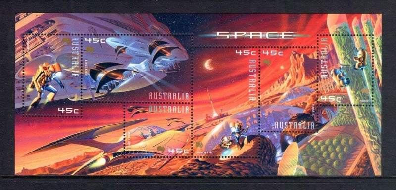 Australia - 2000 Mars / Space M/S (1) - UHM - MS2049 Carousel 1