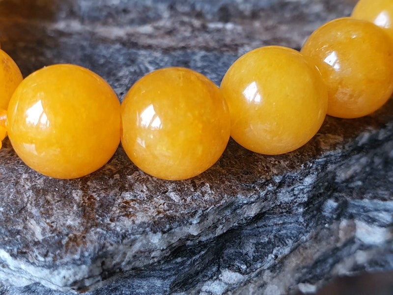 BEESWAX BEADED BRACELET PEACE LOVE & TRUST (NZ MADE) Carousel 1