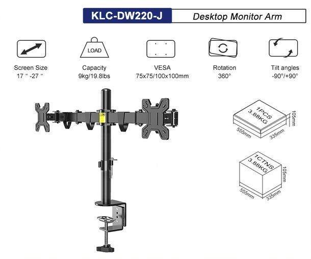 Dual Monitor Stand Rack New Carousel 2