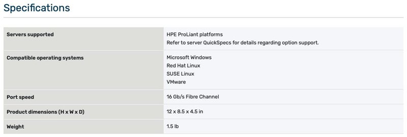HPE SN1100Q 16Gb 2p FC HBA Carousel 2