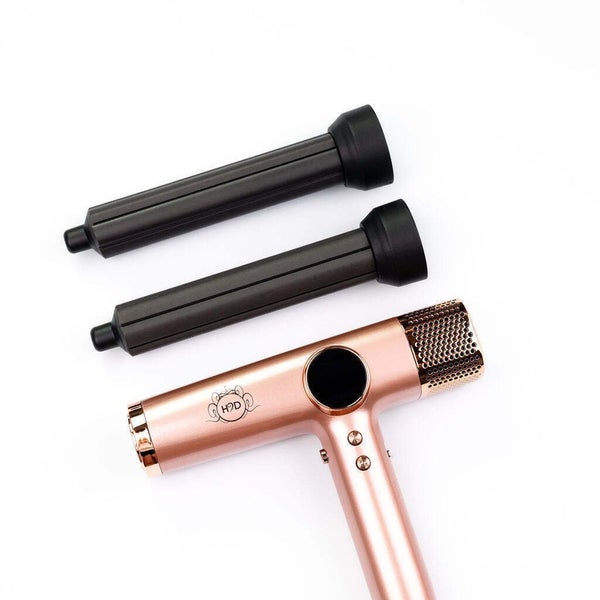 H2D 4-in-1 Xtreme Ionic Magnetic Hairdryer + Styler Styling Iron - Rose Gold Carousel 2