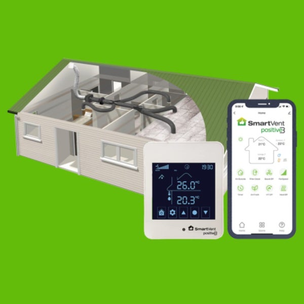 SmartVent Positive3 - 3 outlet home ventilation Carousel 1