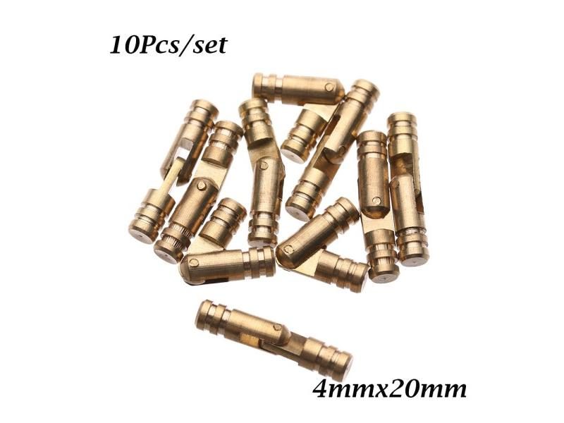 10Pcs Lot Jewelry Box Hinges Hidden Invisible Concealed Barrel Copper For Wine Carousel 1
