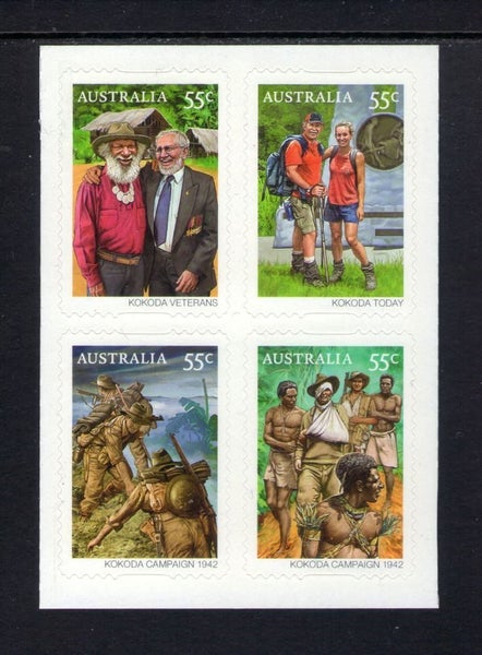 Australia - 2010 Kokoda (4) - P&S from Booklet - UHM - 3380a Carousel 1