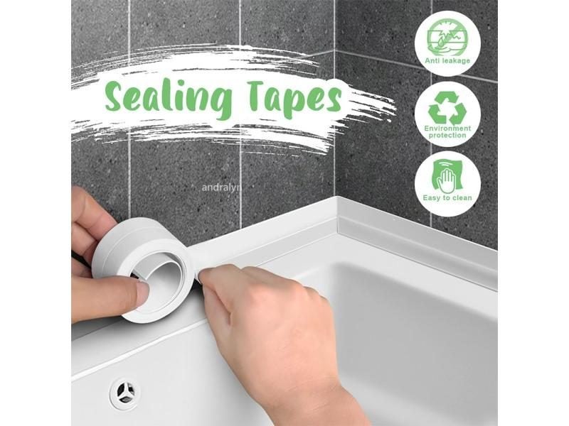 PVC Sealing Strip Tape For Bathroom Kitchen Sink Wall Corner Carousel 2