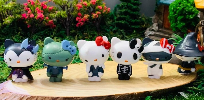 Fairy Garden Miniature Scary Kitties (SKU352) Carousel 1