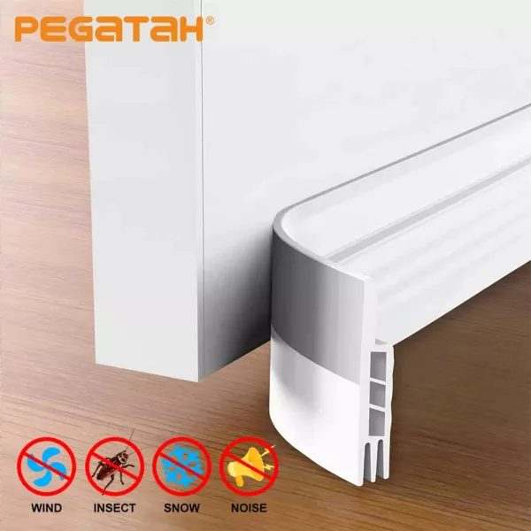 NEW Door Bottom Seal Strip Under Door Weatherstrip Sealing Strips Draft Stopper Carousel 2