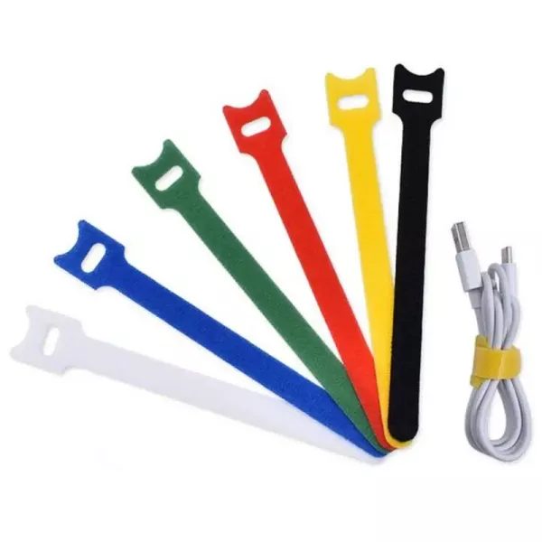 50Pcs Reusable Fastening Cable Ties Adjustable Cord Ties Nylon Cable Management Carousel 1