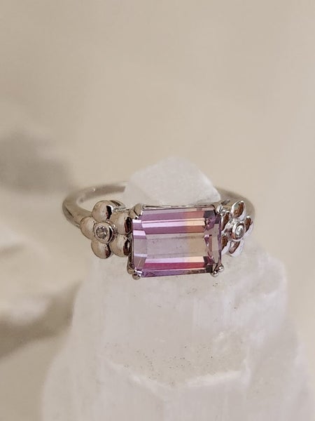 Ametrine Ring in solid 925 Silver Carousel 2