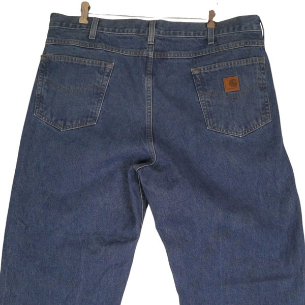 Vintage Carhartt Baggy Fit Blue Denim Jeans Pants 40 x 34 Carousel 2